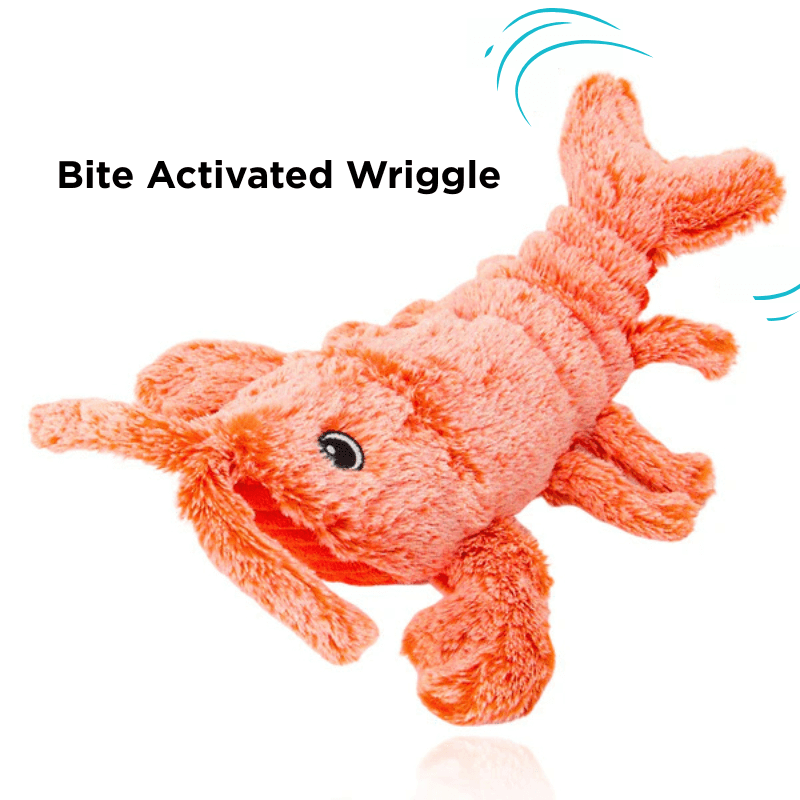 Pawtronic™ TwitchyTail - Bite Sensitive Wriggling Lobster Toy